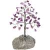 Copac Ametist, piatra divinitatii, copacel cu cristale pe suport de piatra naturala, handmade 15 cm